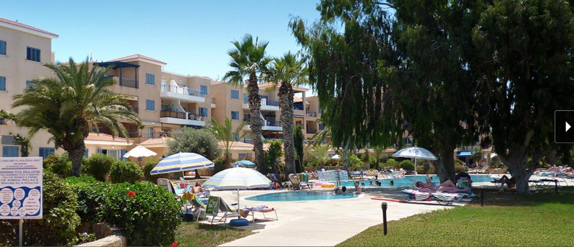 Appartement King's Palace - Spacious 2 Bed, 2 Bath With Sea And Pool Views Paphos